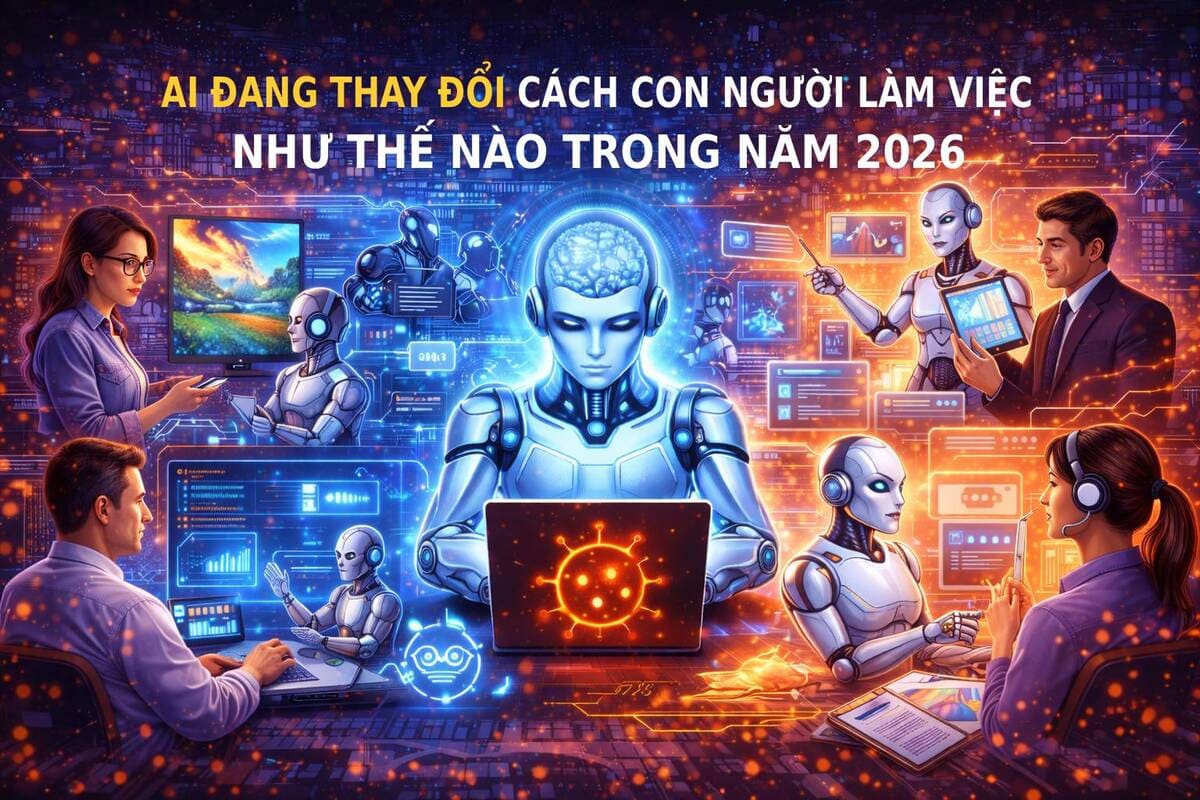 AI Đang Thay Đổi Cách Con Người Làm Việc Như Thế Nào Trong Năm 2026?